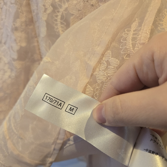 Keepsake Sundream Blush Lace Dress Size Medium - Picture 12 of 14